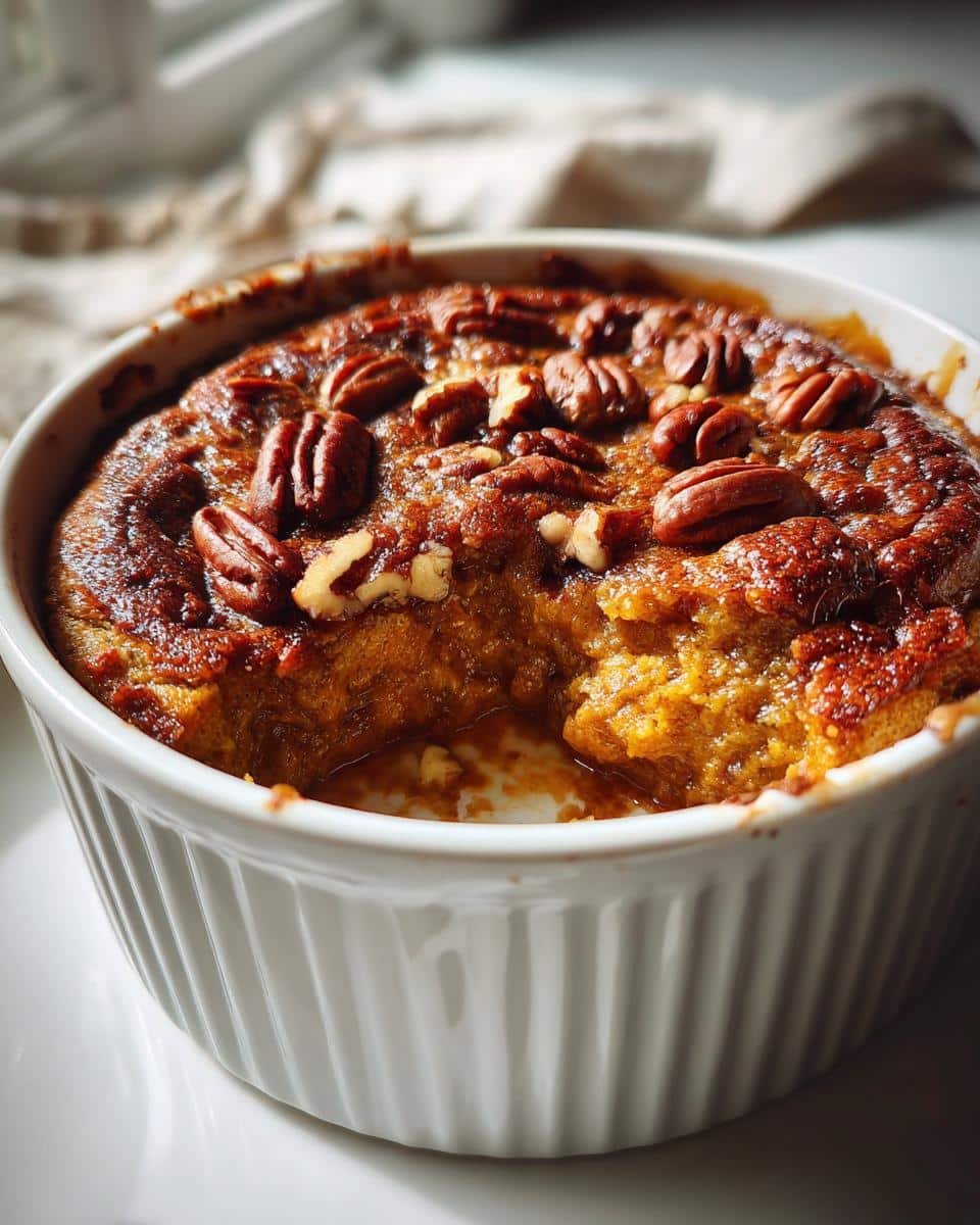 Pumpkin Pecan Cobbler (highly rated!) - Lauren's Latest - detail 2