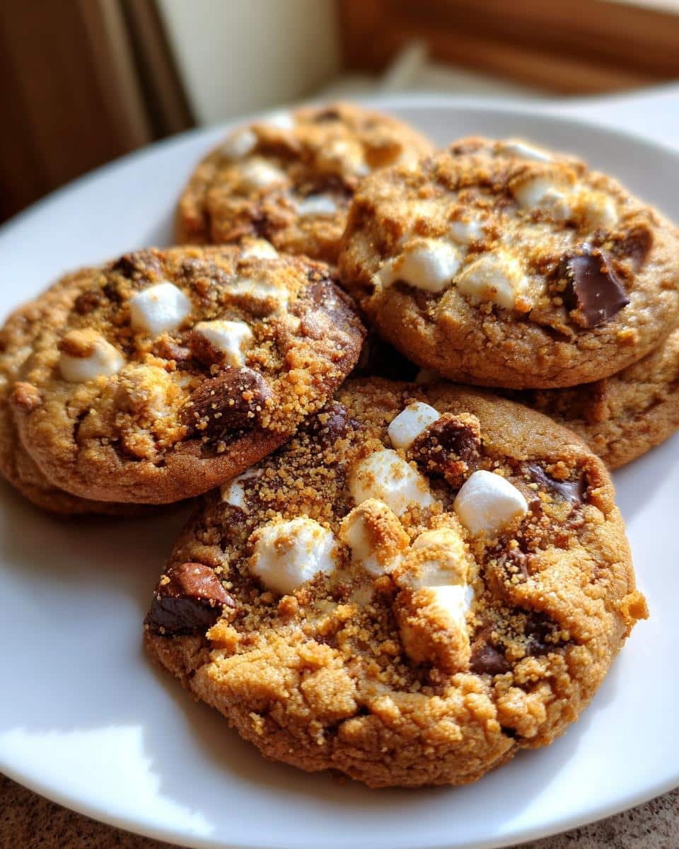 Pumpkin S'mores Cookies - detail 1