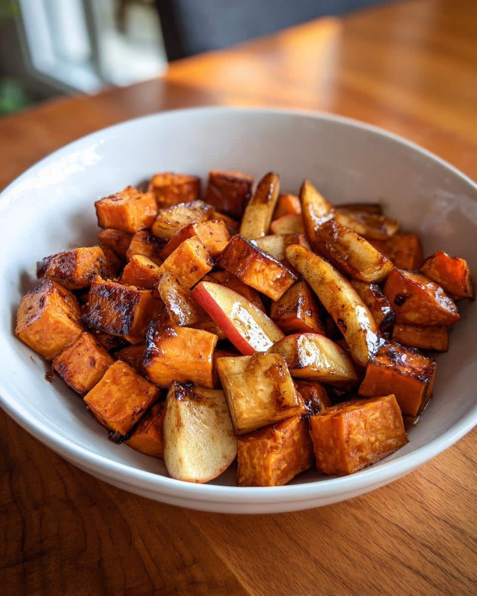 Roasted Apple Cinnamon Sweet Potatoes - detail 2