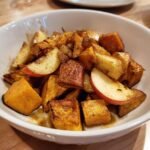 Roasted Apple Cinnamon Sweet Potatoes