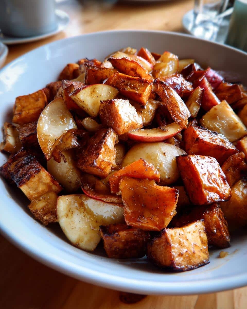 Roasted Apple Cinnamon Sweet Potatoes - detail 1