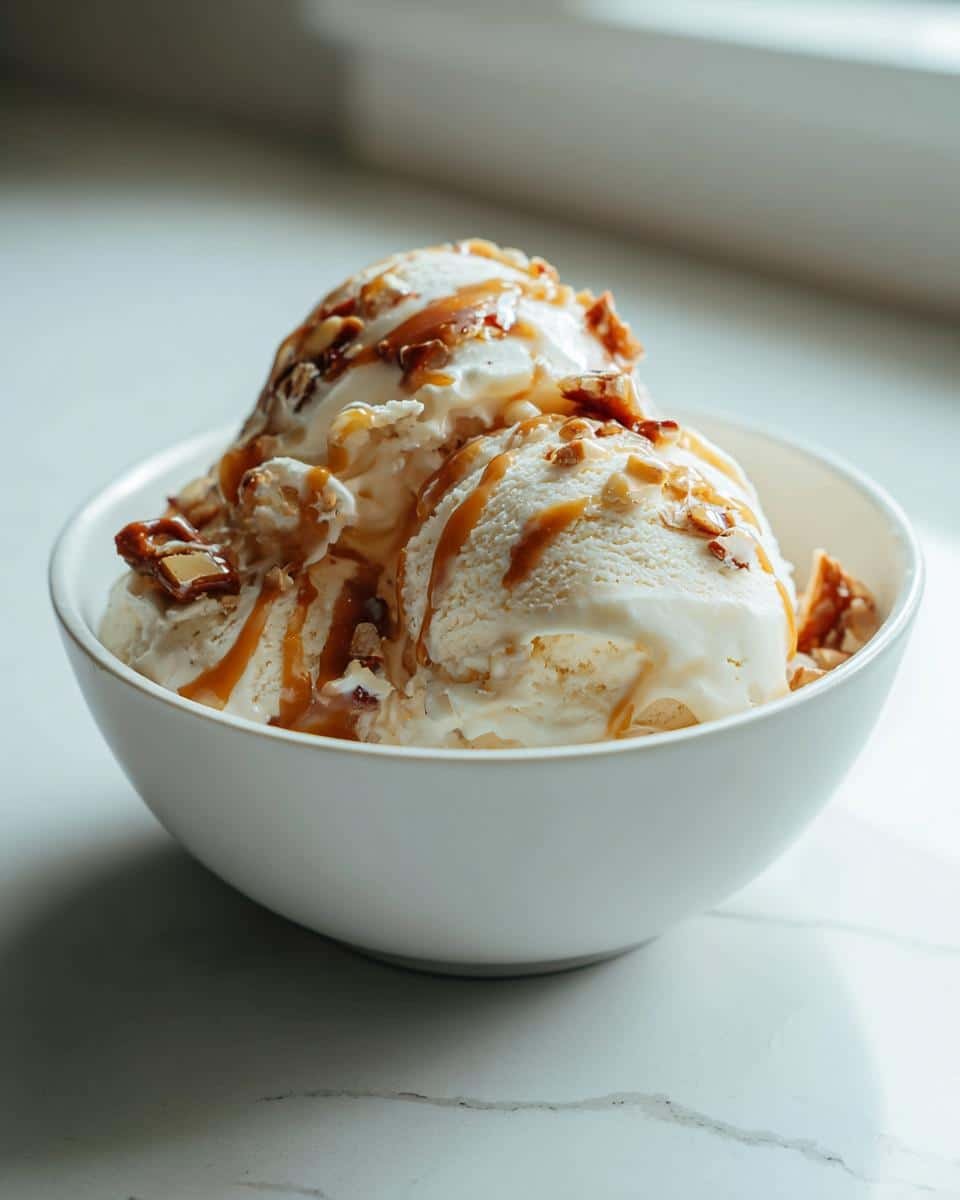 Salted Caramel Pretzel Ice Cream - detail 2
