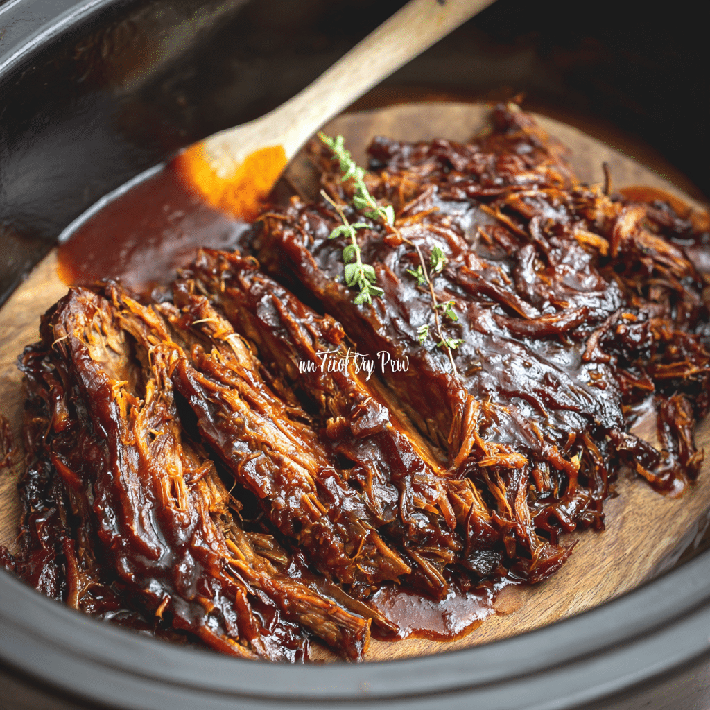 Slow Cooker BBQ Beef Brisket: Tender, Juicy & Flavorful