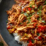 slow cooker sweet chili chicken over rice