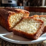 Spiced Apple Cider Donut Loaf with a Cinnamon Sugar Crust