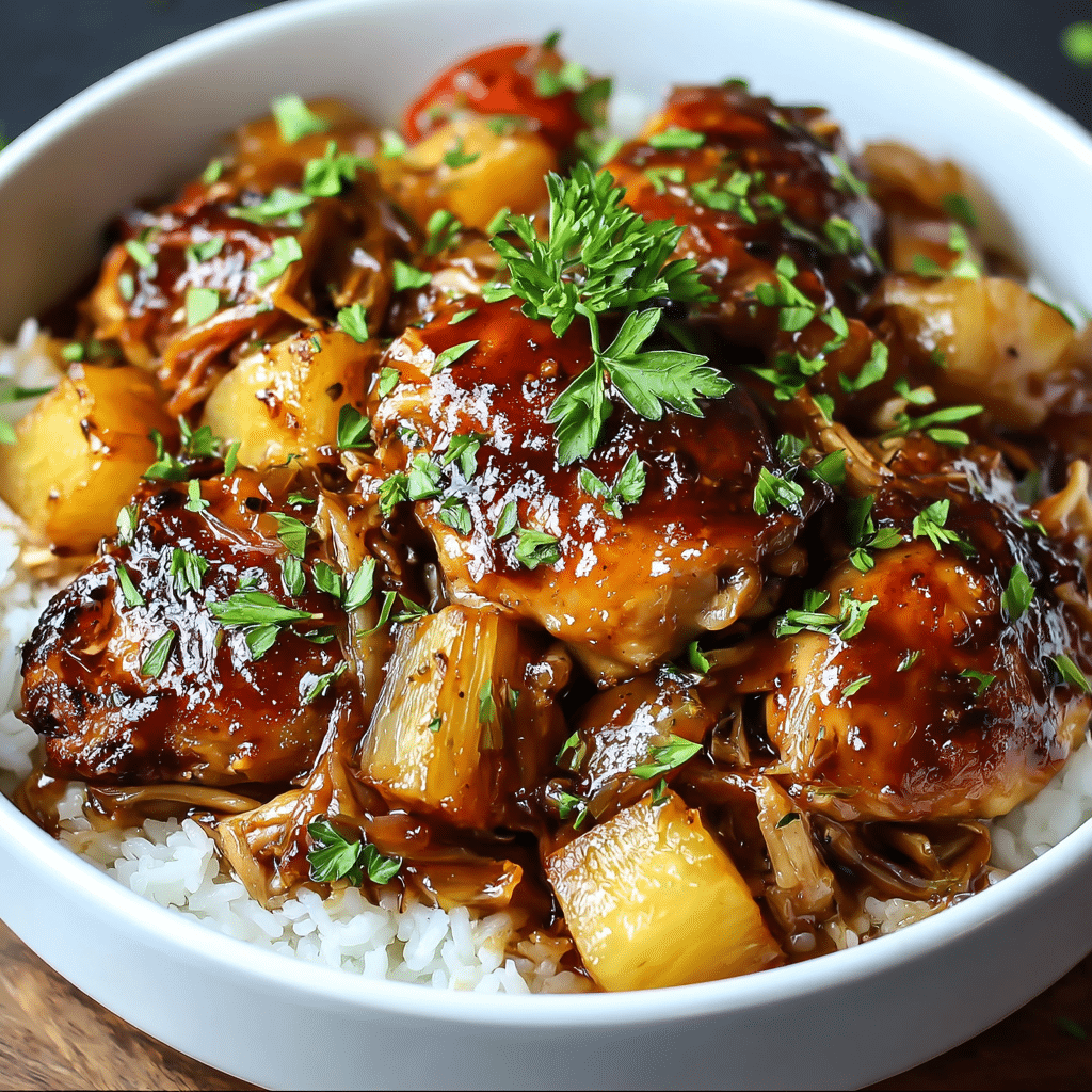 Sweet Hawaiian Crockpot Chicken Recipe: Easy Family Dinner