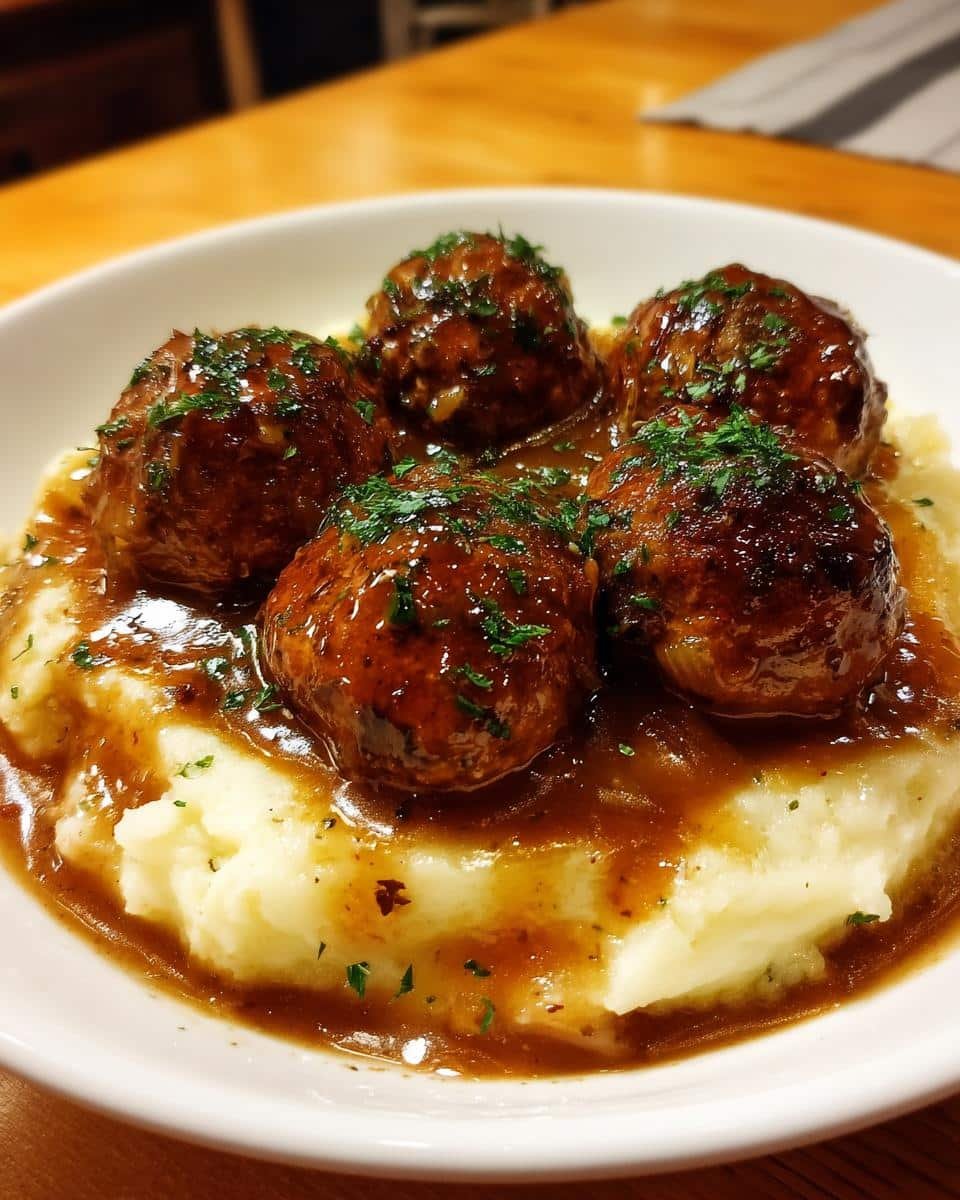 25 Irresistible Slow Cooker Salisbury Steak Meatballs You’ll Crave