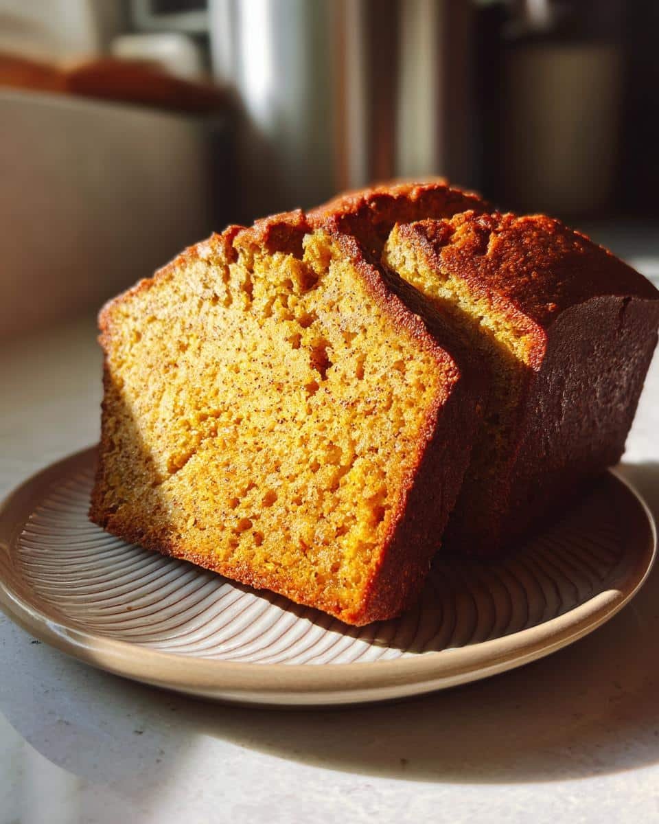 Vanilla pudding pumpkin bread - detail 2