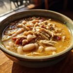 White Cheddar Apple Chicken Chili