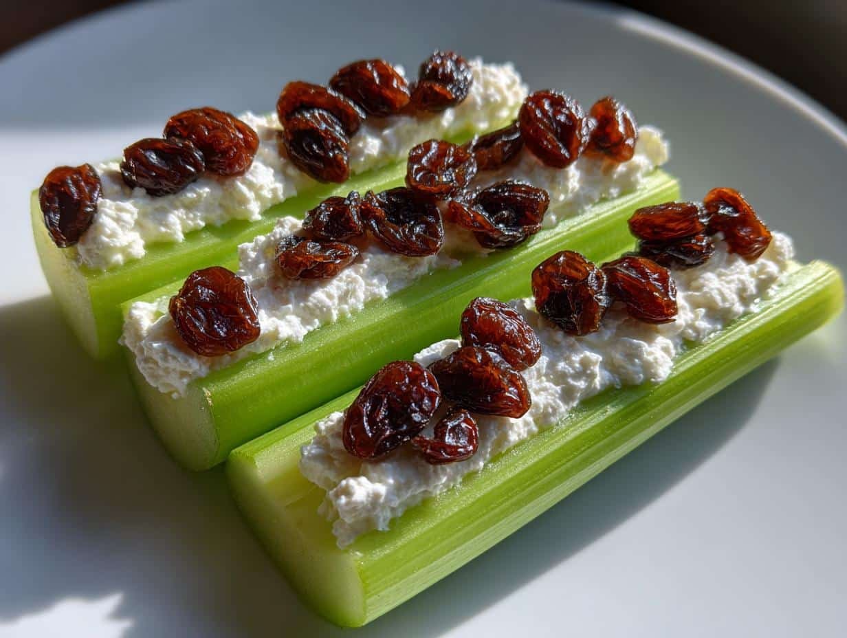 5-Minute Ants on a Log – The Ultimate Nostalgic Snack