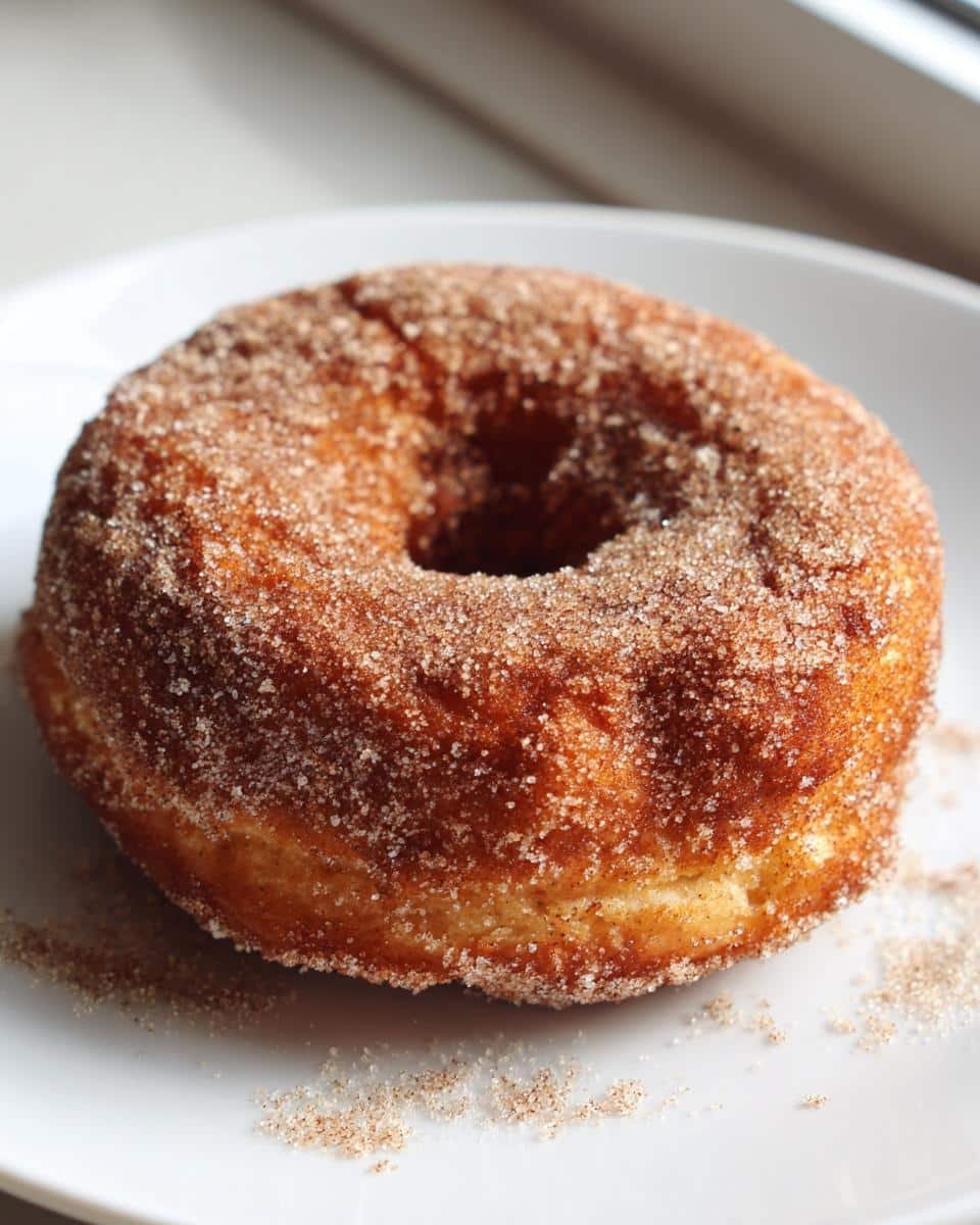 Apple Cider Donuts with Cinnamon Sugar Coating - detail 1