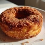 Apple Cider Donuts with Cinnamon Sugar Coating