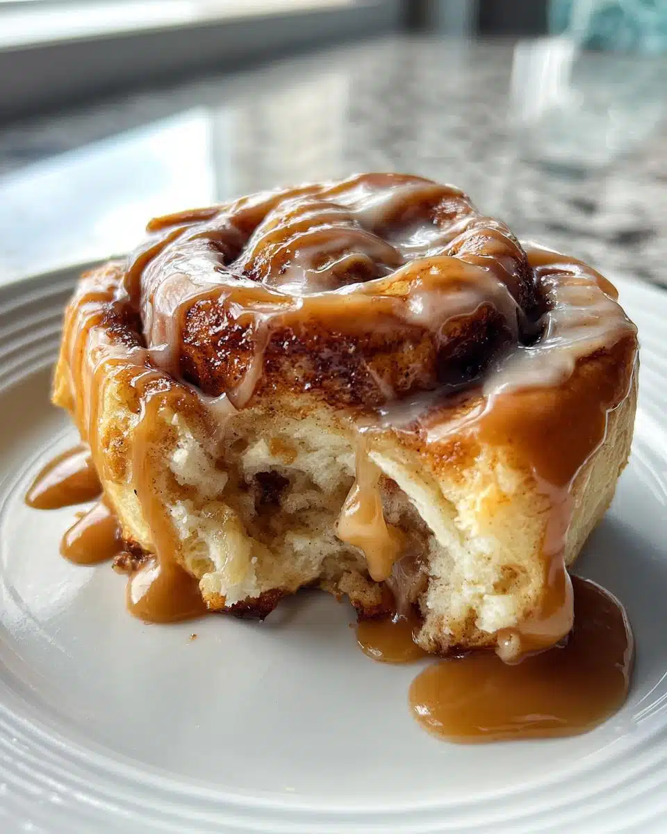 Apple Cinnamon Rolls with Brown Butter Maple Icing - detail 2
