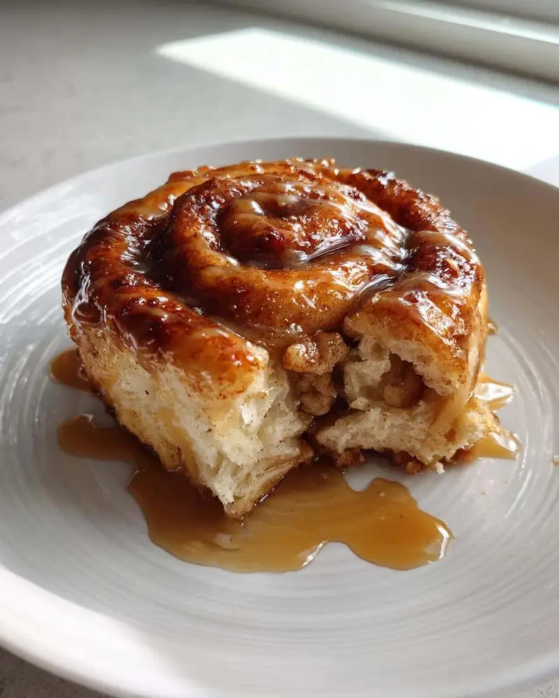 Heavenly Apple Cinnamon Rolls with Brown Butter Maple Icing