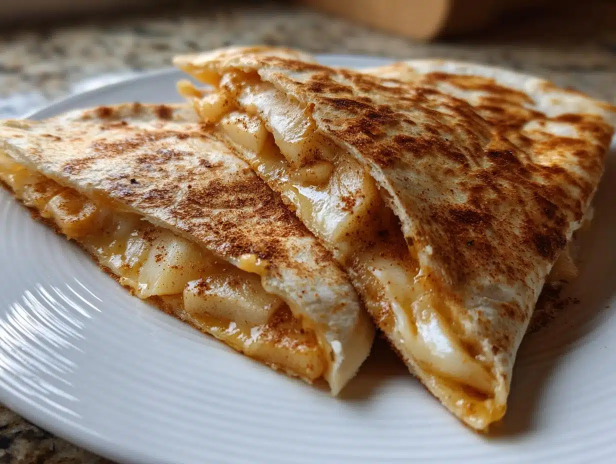 11-Minute Apple and Cheddar Quesadillas Recipe You’ll Crave