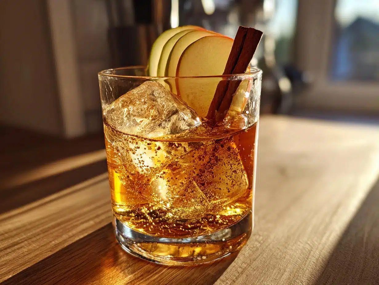 Autumn Spice Old Fashioned with Apple and Cinnamon: 5-Minute Cozy Bliss