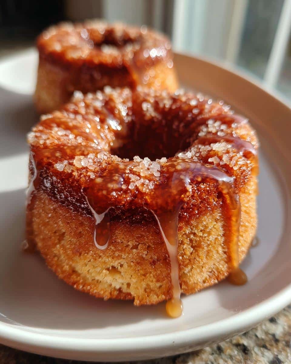 Baked Apple Cider Donuts with Brown Butter Glaze - detail 2