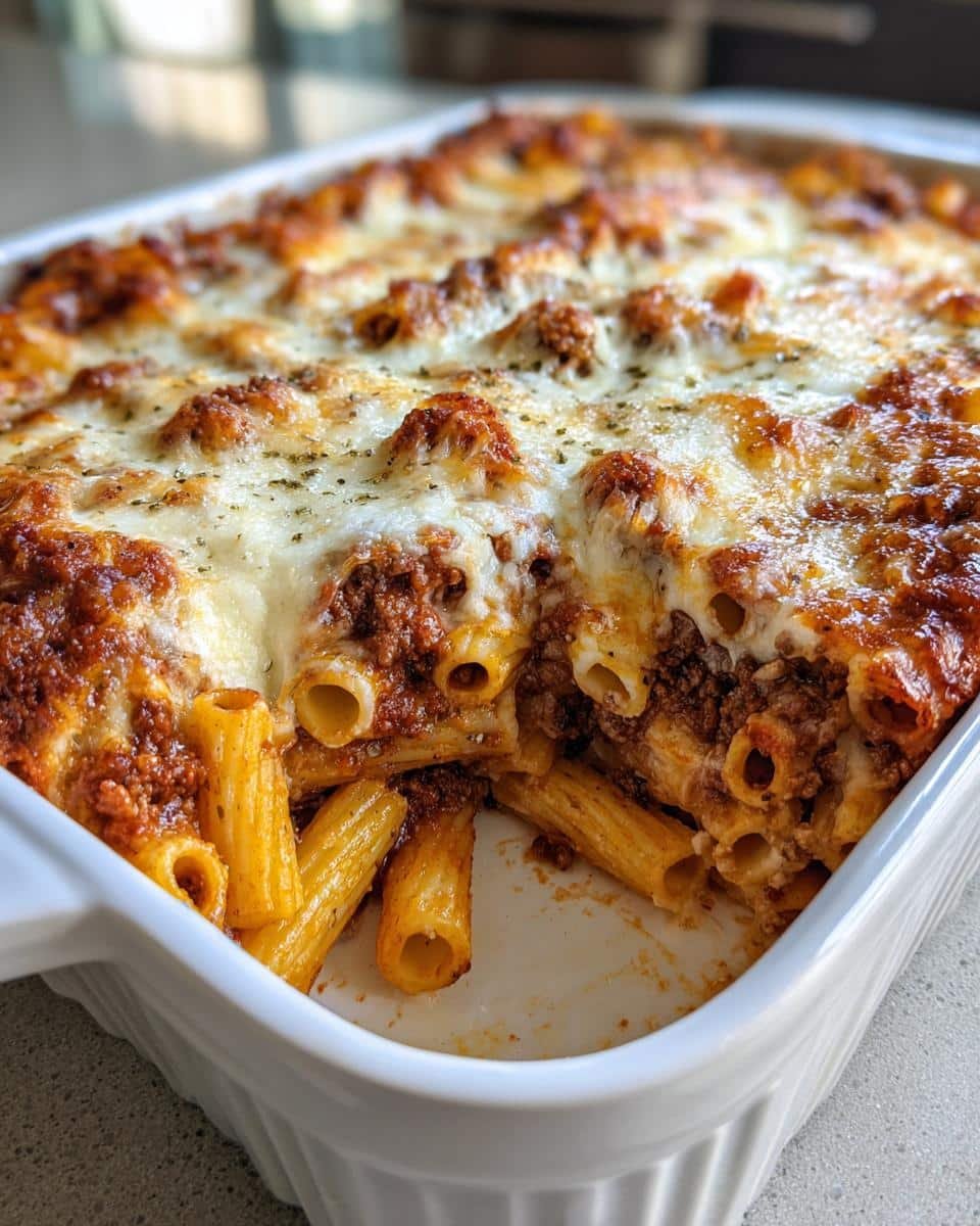 Baked Rigatoni with Meat Sauce. - detail 1