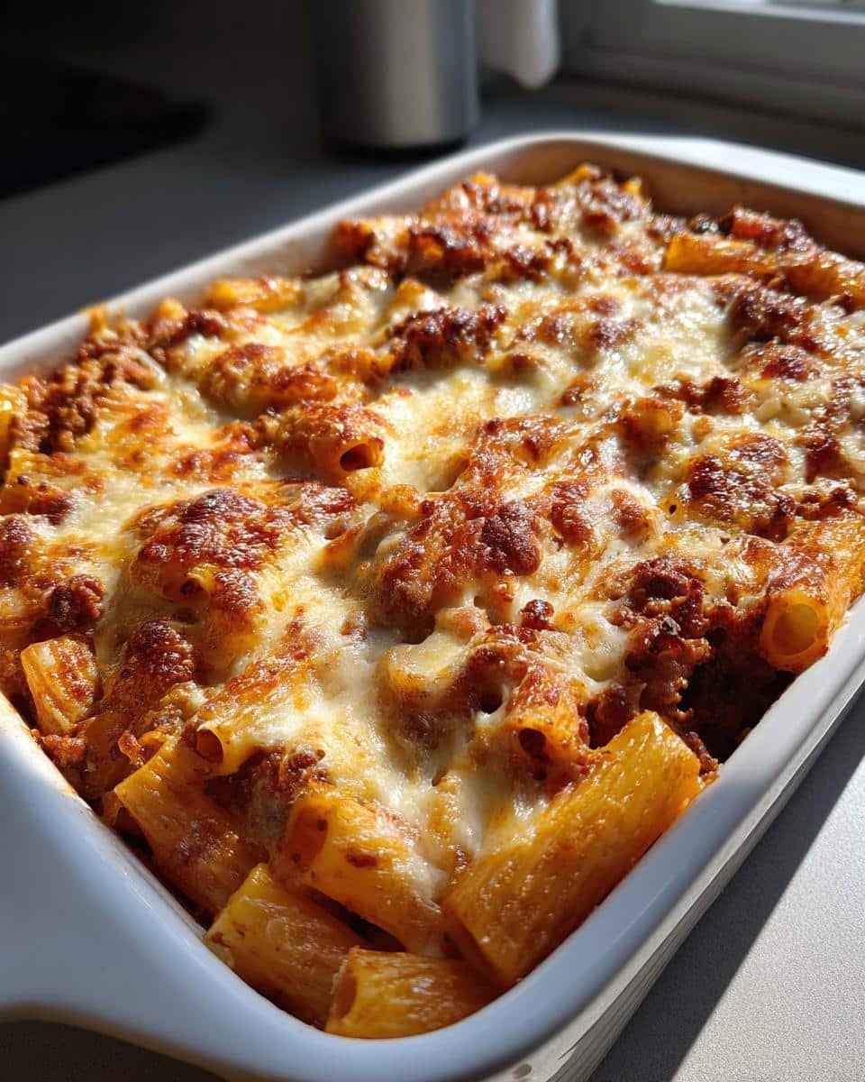 Baked Rigatoni with Meat Sauce. - detail 2