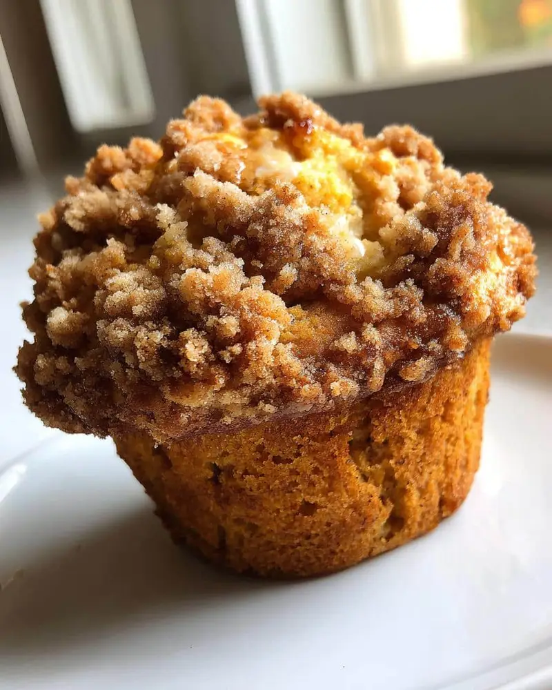 Bakery-Style Pumpkin Spice Muffins with Streusel Crumb Top - detail 1