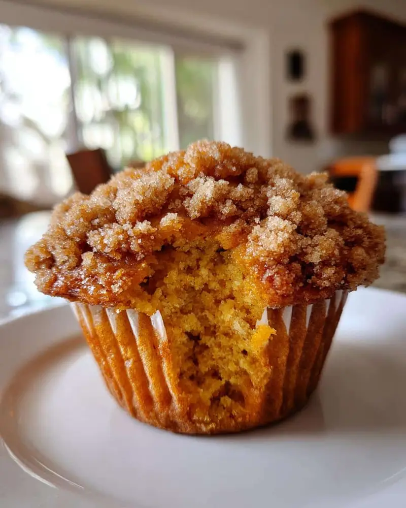Bakery-Style Pumpkin Spice Muffins with Streusel Crumb Top - detail 2