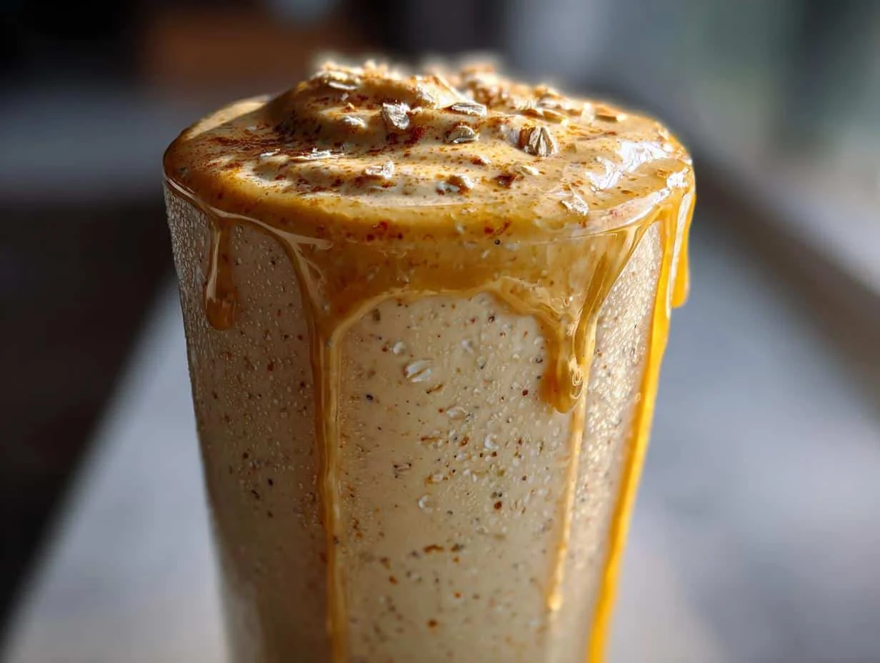 Banana and Oats Smoothie.
