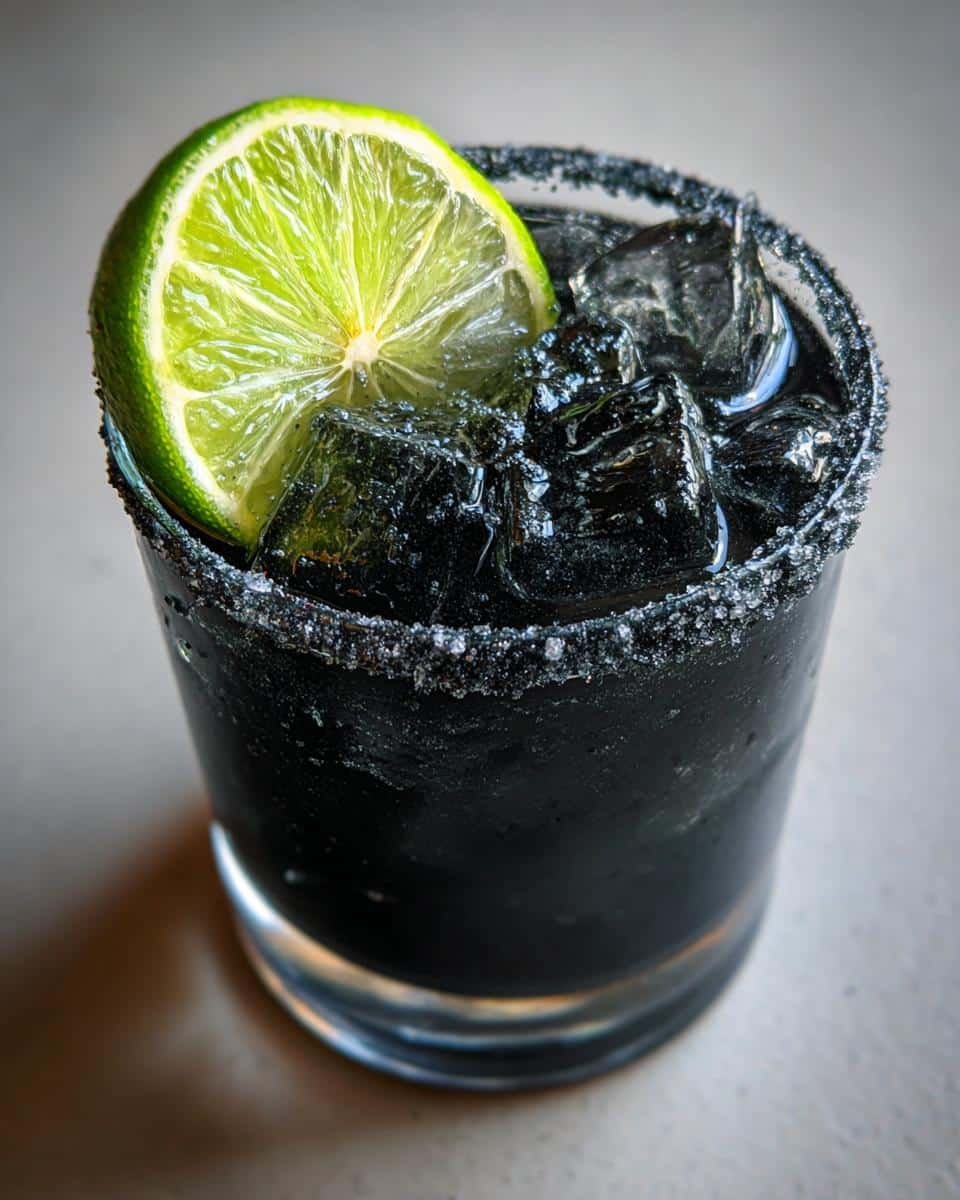 Black Magic Margarita with Activated Charcoal - detail 2