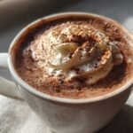 Chai Spiced Hot Chocolate with Whipped Cream