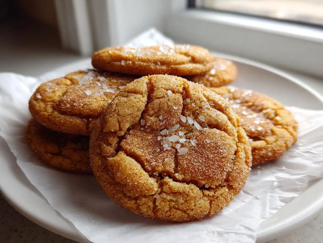Chewy Brown Butter Snickerdoodles with Sea Salt – 1 Secret Trick