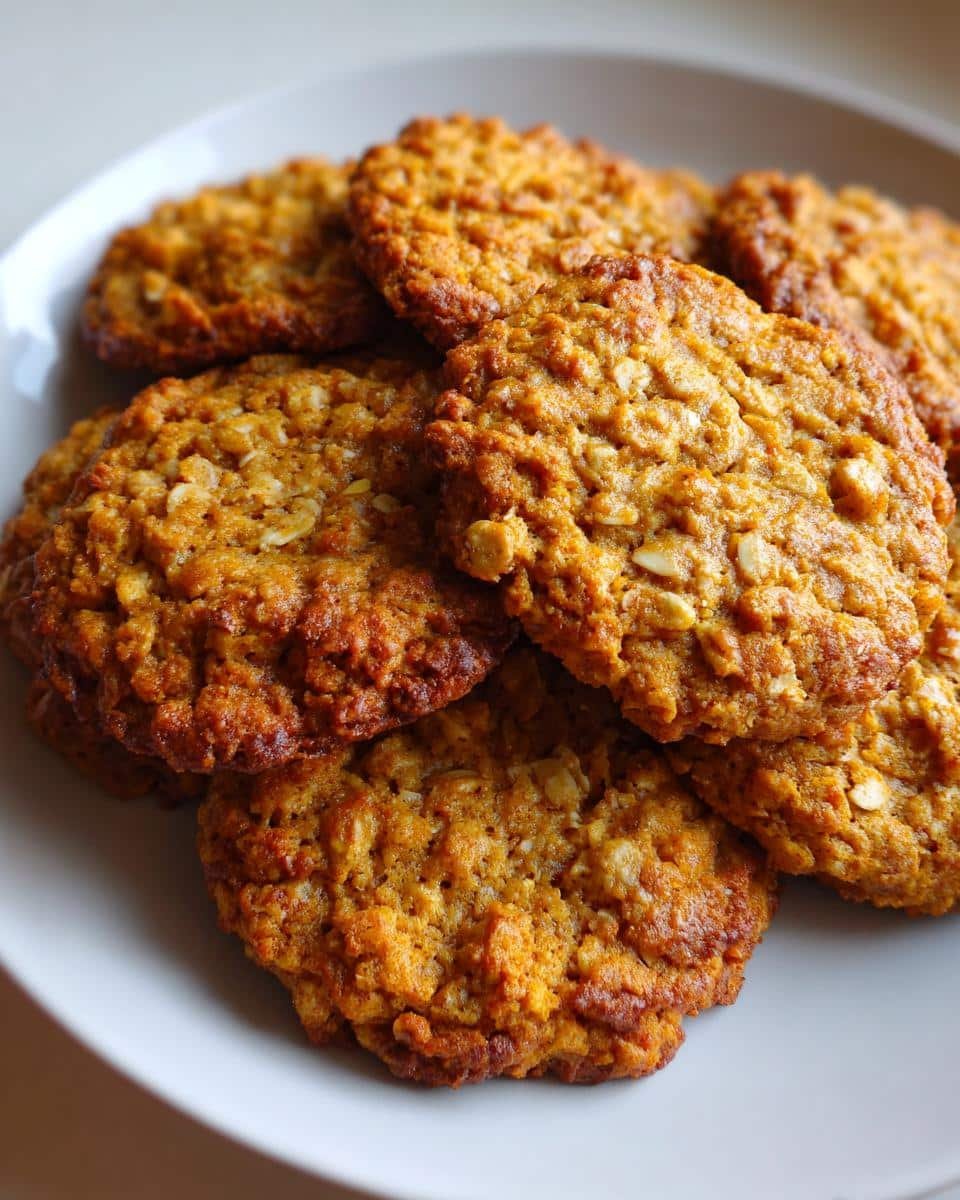 Chewy Pumpkin Oatmeal Cookies. - detail 1