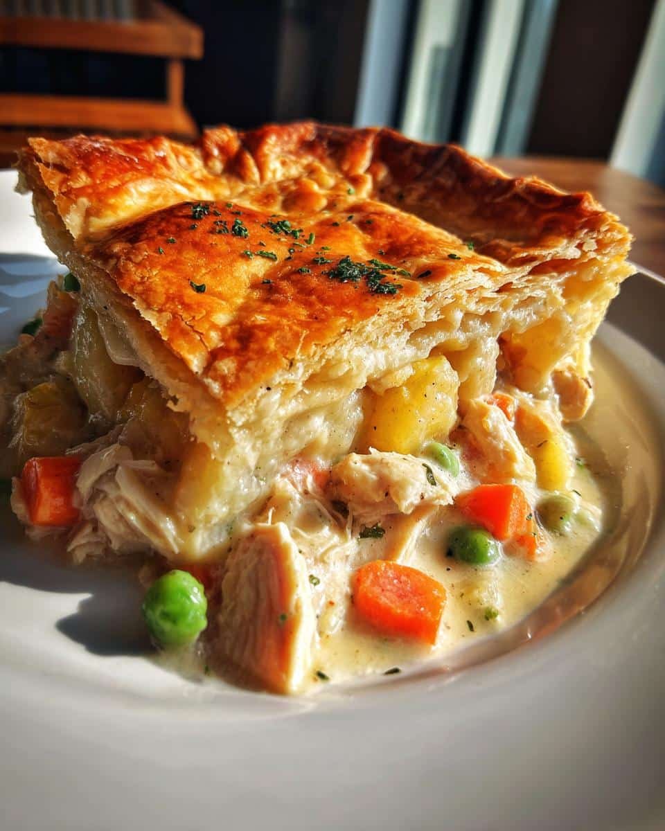 Classic Chicken Pot Pie with Flaky Homemade Crust - detail 1