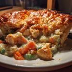 Classic Chicken Pot Pie with Flaky Homemade Crust