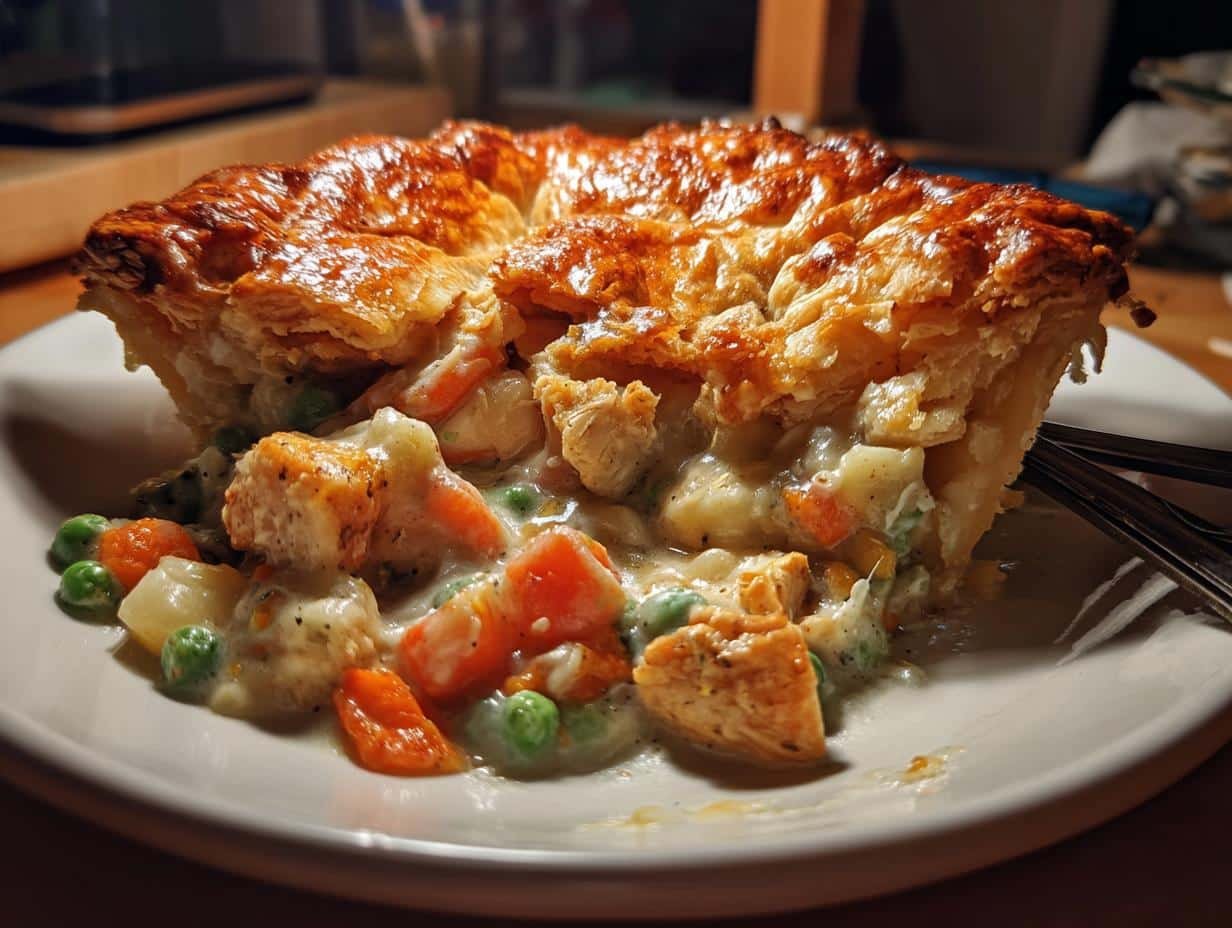 33-Minute Classic Chicken Pot Pie with Heavenly Flaky Crust