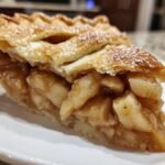 Classic Double-Crust Apple Pie with Cinnamon and Nutmeg