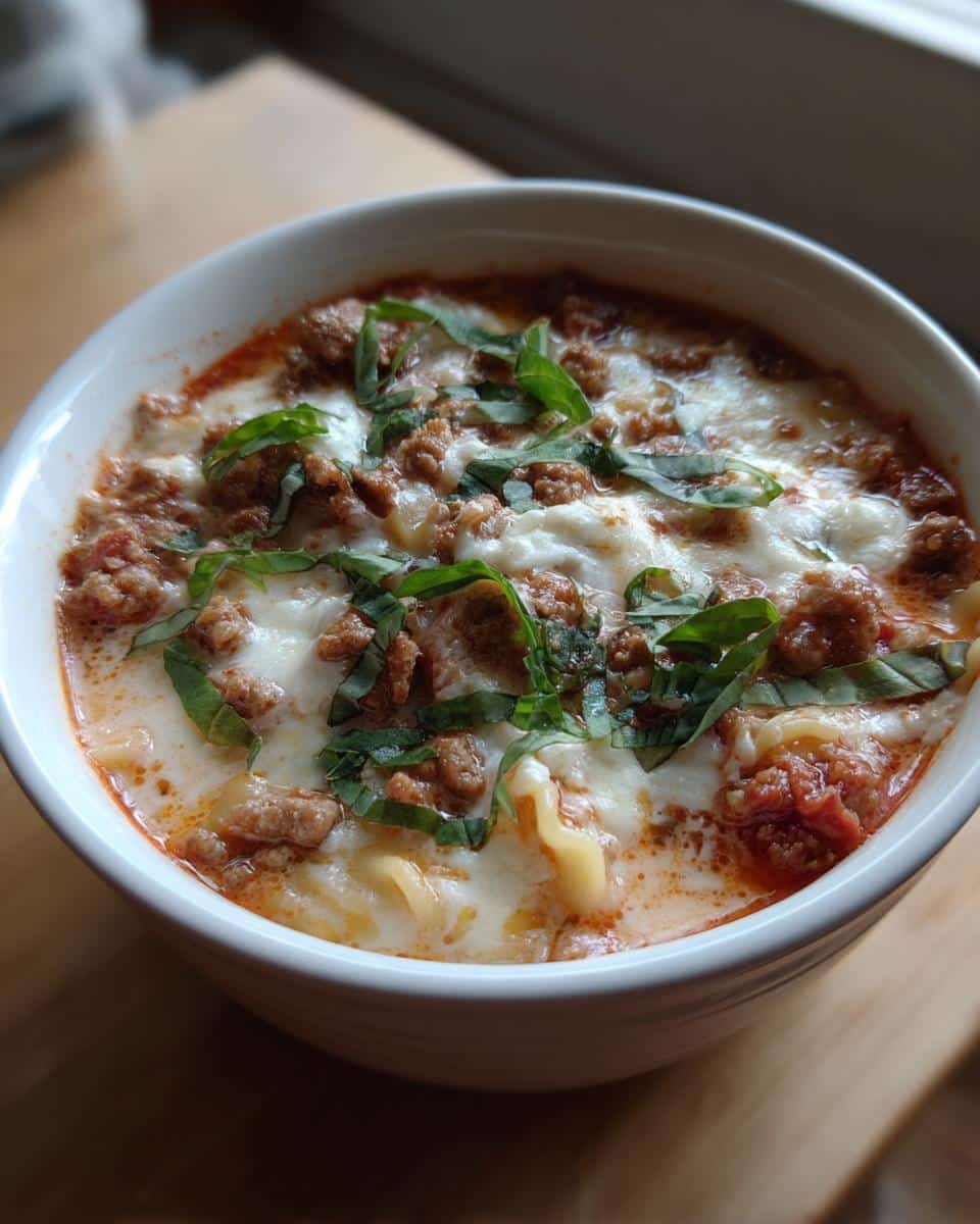 Creamy Lasagna Soup with Italian Sausage and Ricotta - detail 2