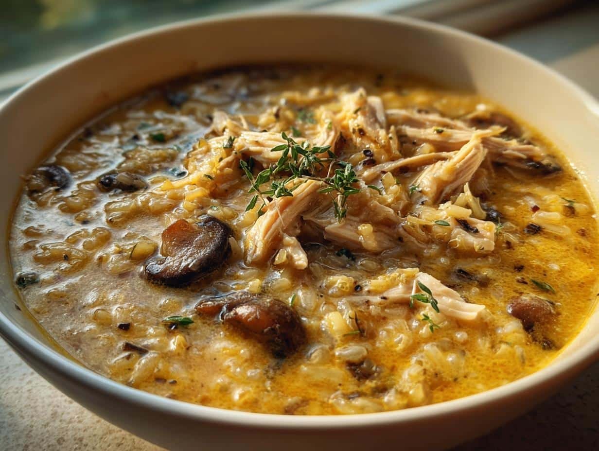 Creamy Wild Rice and Chicken Soup That Warms Your Soul