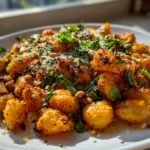 Crispy Foxnut and Pine Nut Chaat.