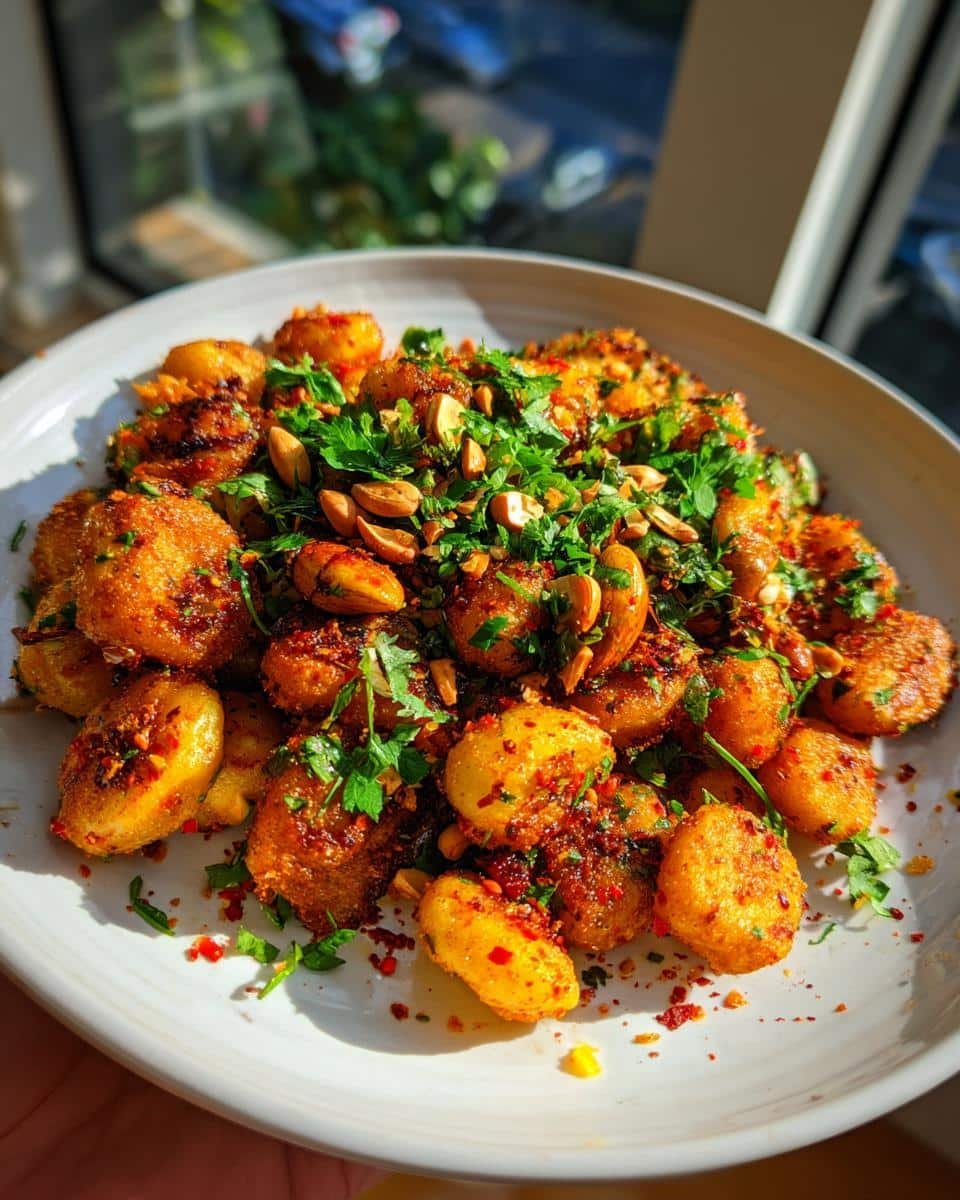 Crispy Foxnut and Pine Nut Chaat. - detail 2