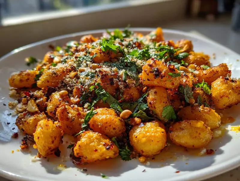 15-Minute Crispy Foxnut and Pine Nut Chaat – Irresistible Crunch!