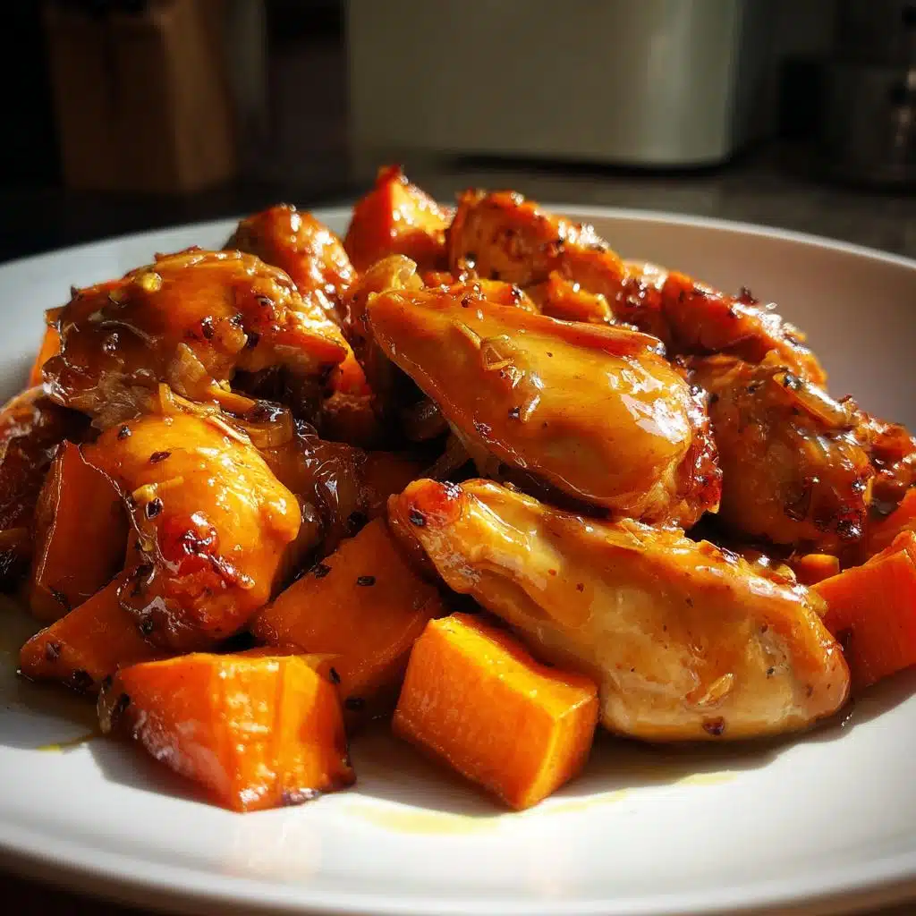 Crockpot Honey Garlic Chicken with Sweet Potatoes - detail 1
