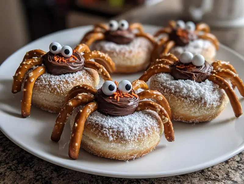 Spooky Donut Spiders: A 10-Minute Halloween Masterpiece