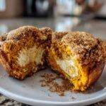 Double Pumpkin Cream Cheese Muffins with Cinnamon Sugar