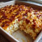 Easy Chicken Bacon Ranch Casserole.