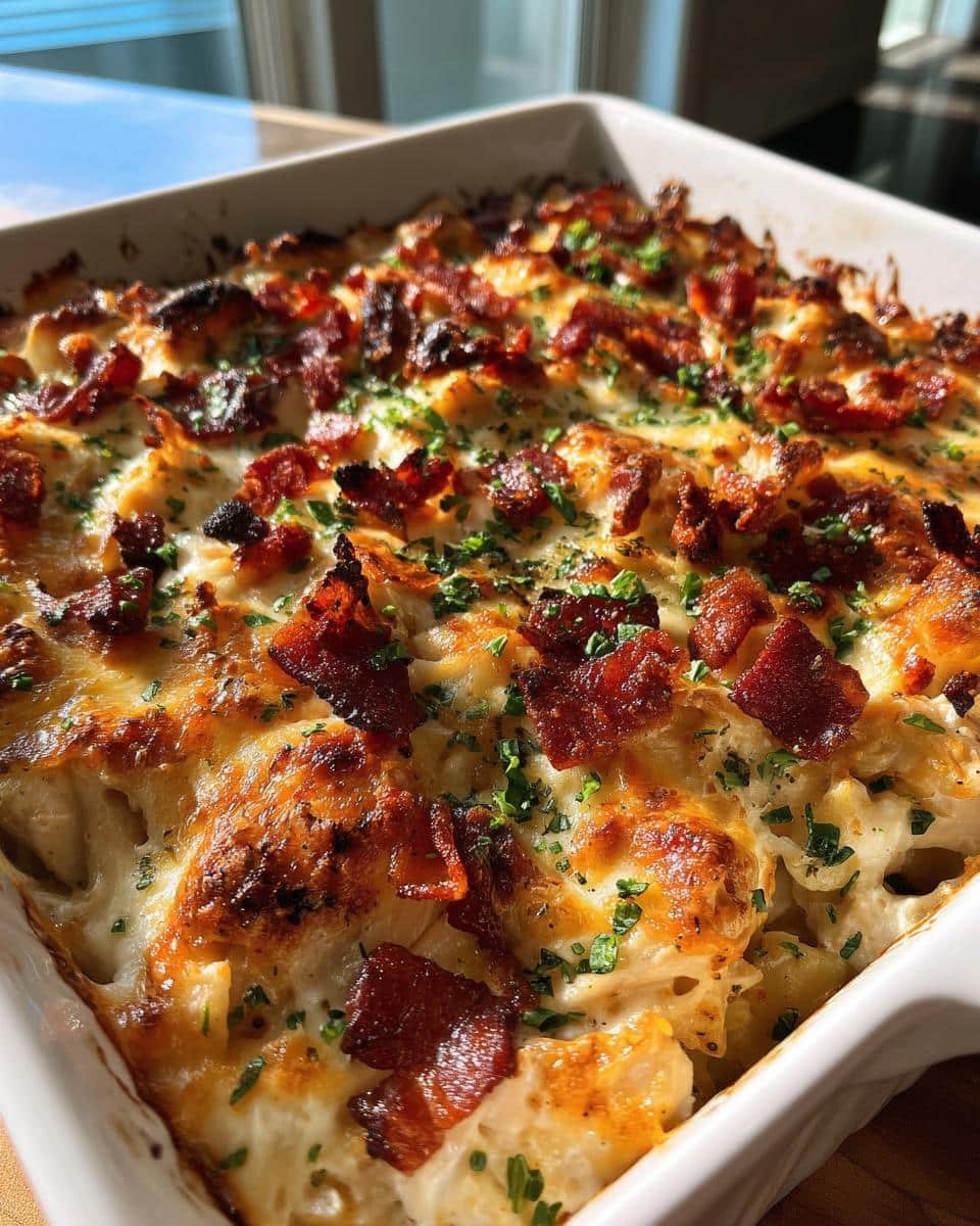 Easy Chicken Bacon Ranch Casserole. - detail 1
