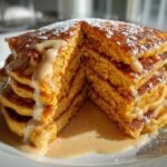 Fluffy Pumpkin Spice Pancakes with Cinnamon Butter