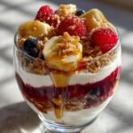 Fruit and Yogurt Parfait.
