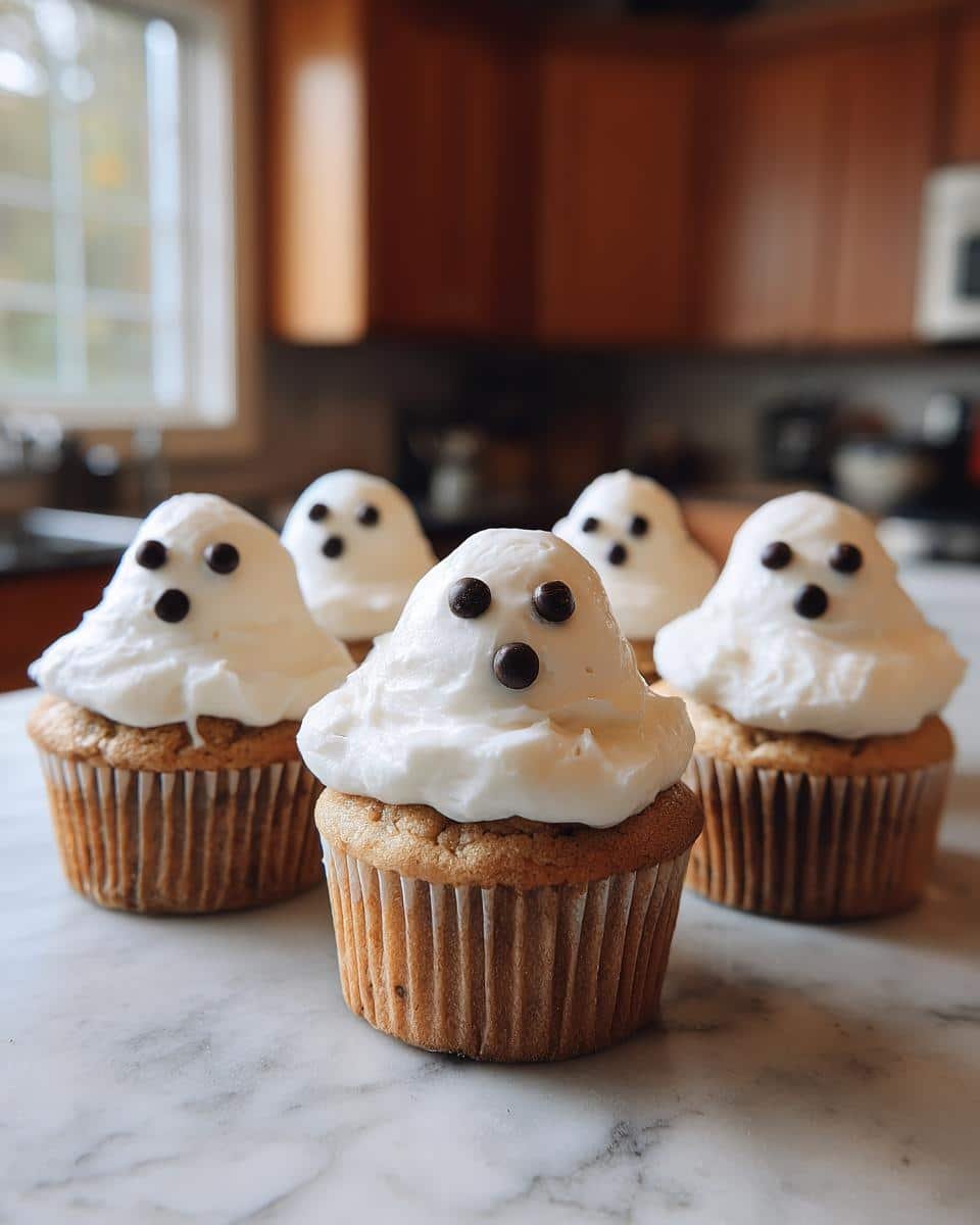 Ghostly Cupcakes - detail 1