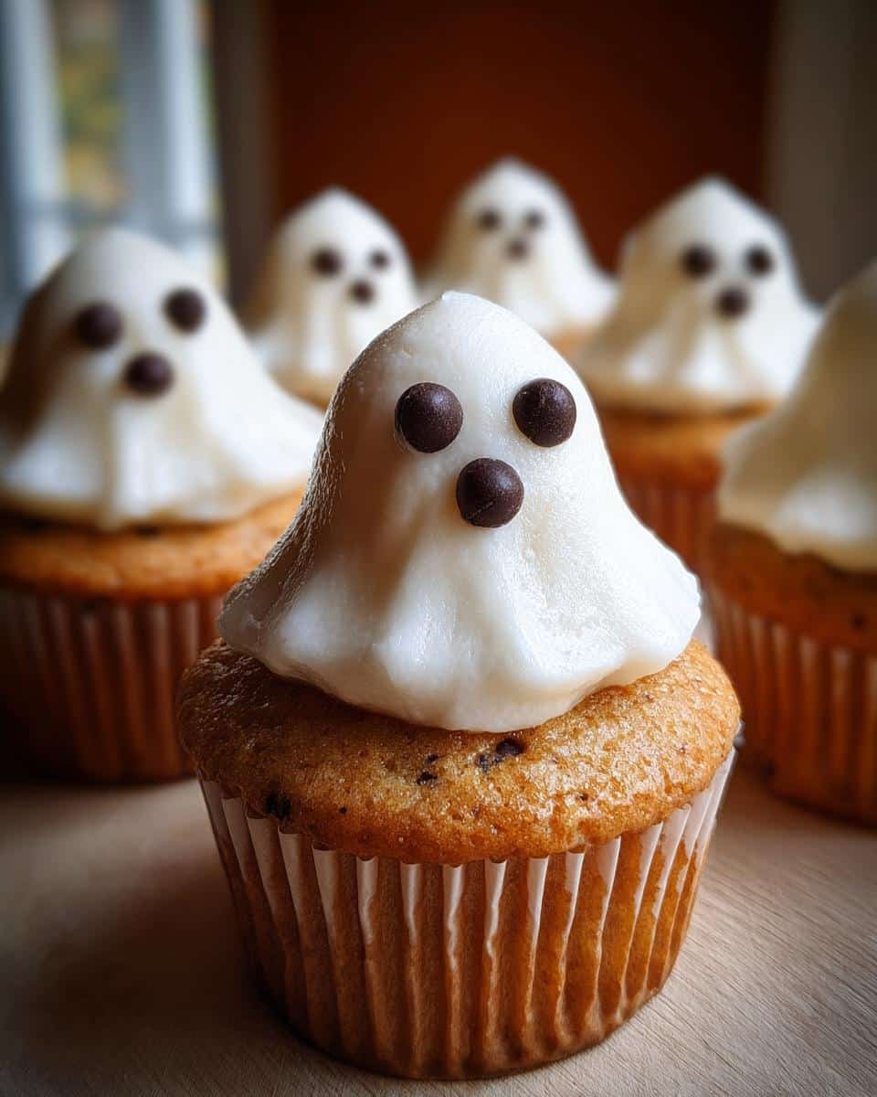 Ghostly Cupcakes - detail 2