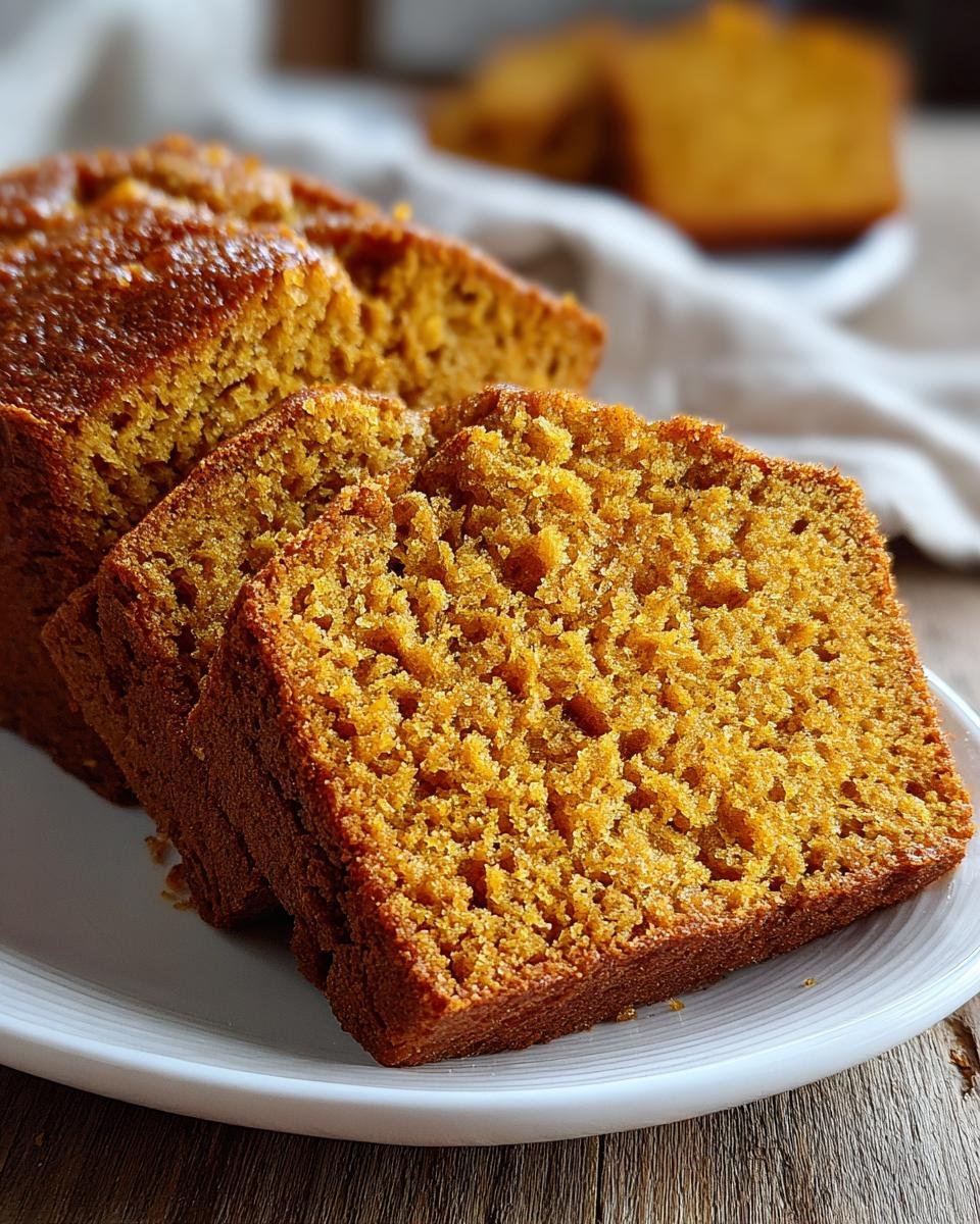 Gluten Free Soft Pumpkin Bread. - detail 1