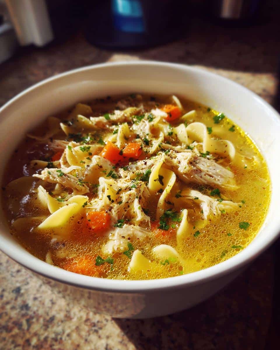 Grandma's Homestyle Chicken Noodle Soup from Scratch - detail 1